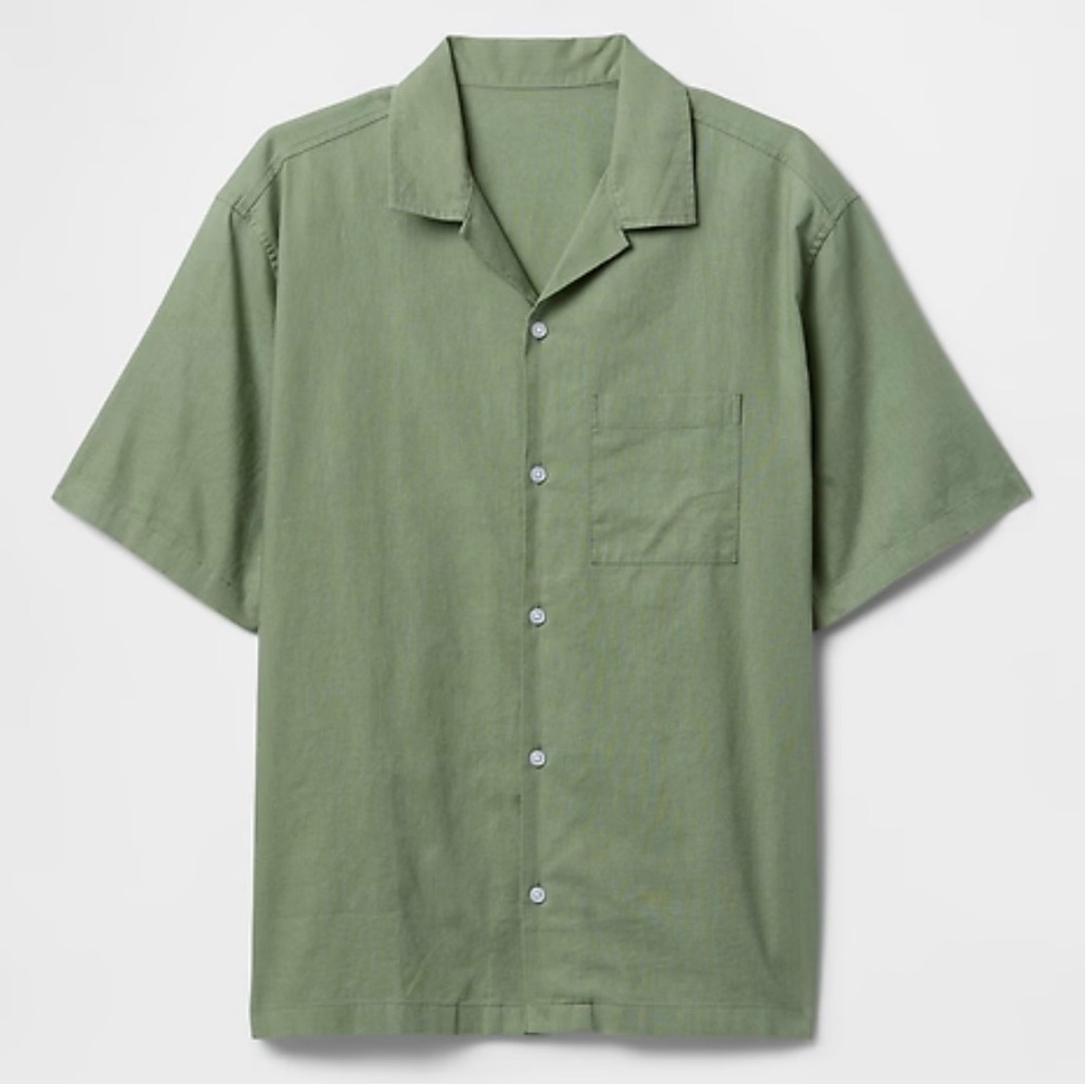 GAP Olive Casual Button Down Shirt
